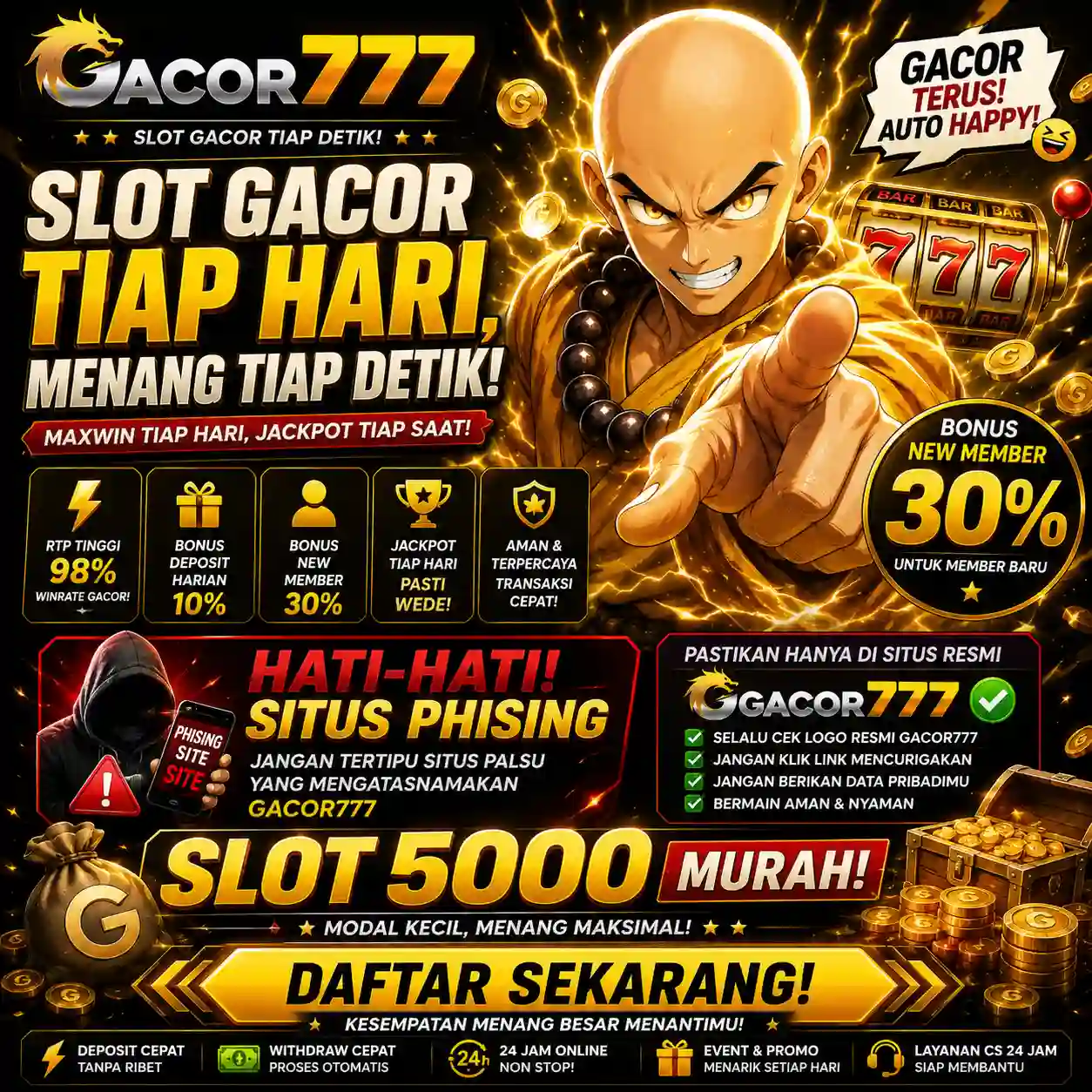 GACOR777: Jagoan Situs Deposit 5000 Andalan Akses Link Slot Gacor Hari Ini
